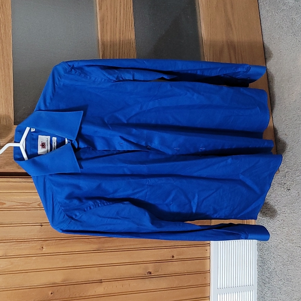 Royal blue dress shirt